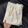 Lace Patchwork Sweet Pants Women Casual Korean High Waist Fashion Straight Trousers Loose Chic Female Summer Design Pants