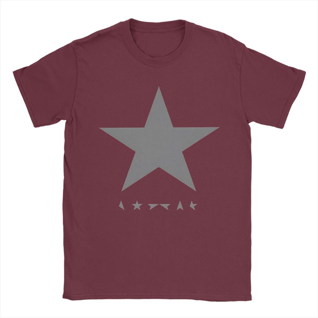 Unisex Ddavid Bbowied Blackstar T Shirt Pure Cotton Clothes Crazy Short Sleeve Crew Neck Tee Shirt Summer TShirts