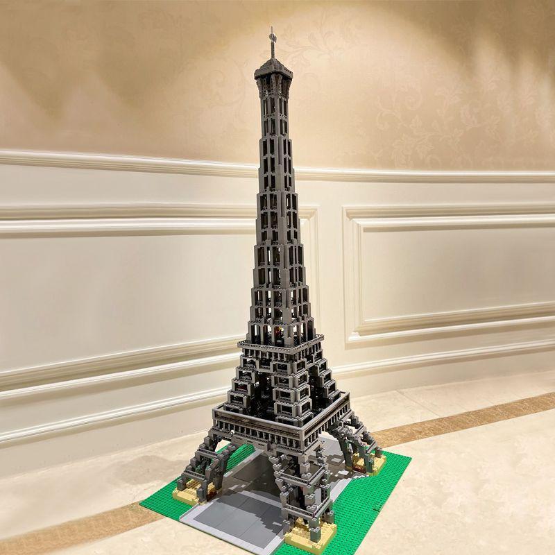 Eiffel Tower Architecture Model for Adults – High Difficulty Building Blocks Toy Compatible with Lego