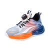 Children's breathable mesh single mesh sports classmates Boys 2025 spring and autumn new non-slip rotating button children's shoes