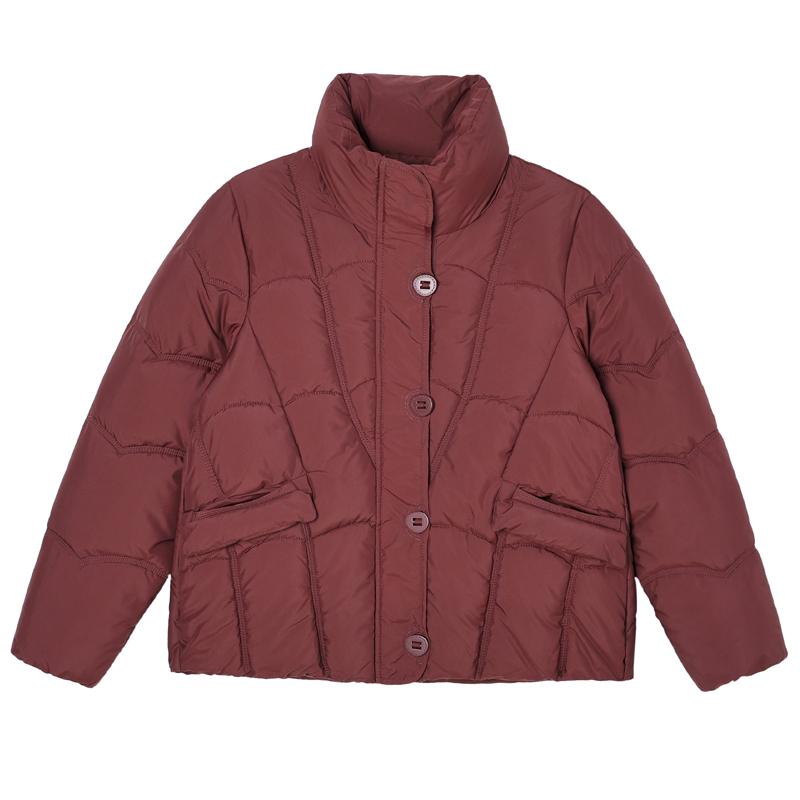 Fashion Woman Winter Short Coats Stand Collar Casual Thick Warm Parkas Women Jackets