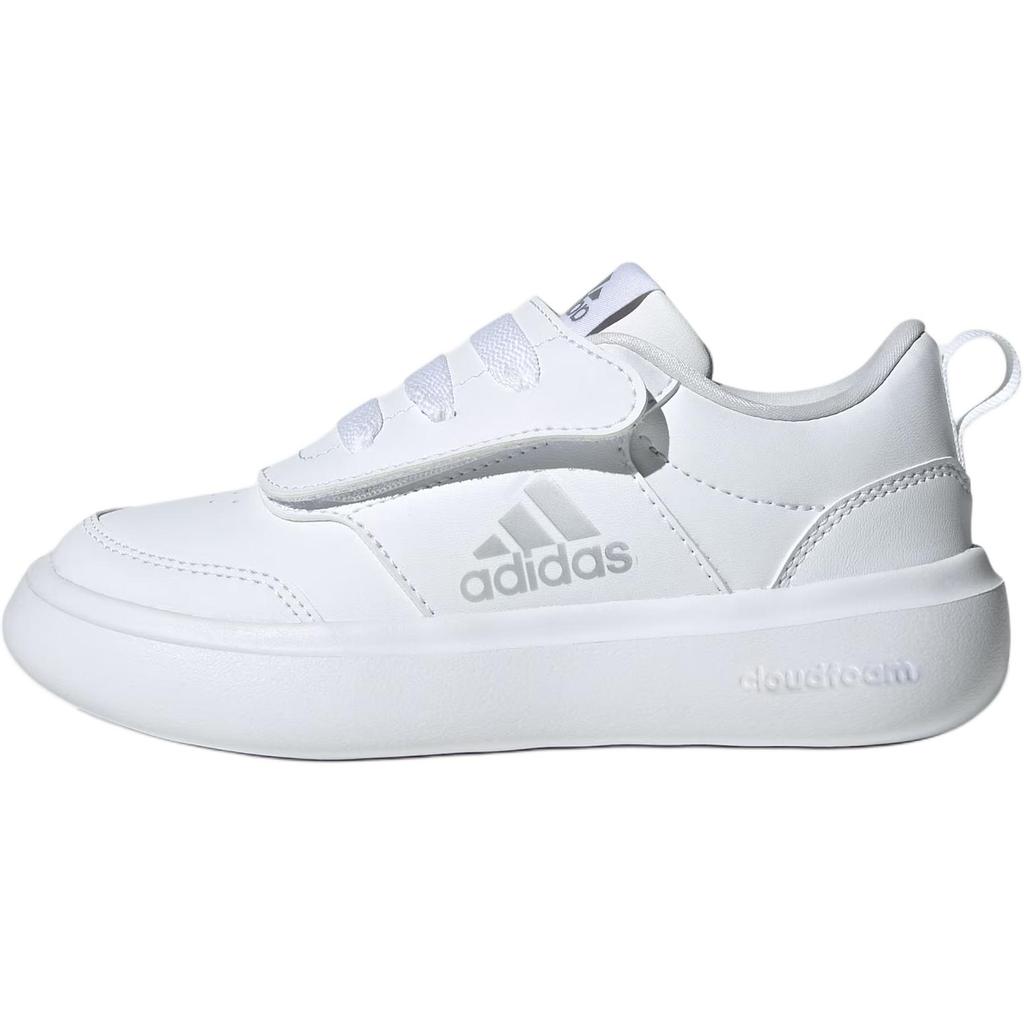 Adidas Park St Synthetic Leather Ac Comfortable Versatile Durable Low Top Kids Casual Shoes Kids Casual Shoes White JR2134