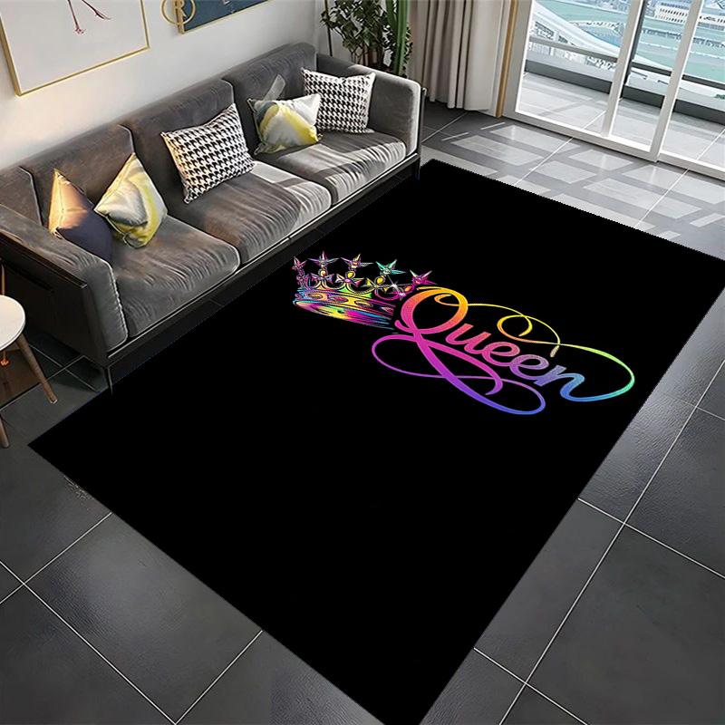 Royal Crown Elegance carpet floor mats printing Room Bathroom mat Art