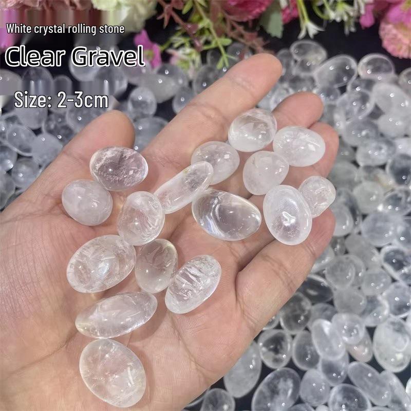 

Білі кристалічні камені з високою прозорістю для акваріумів та бонсай