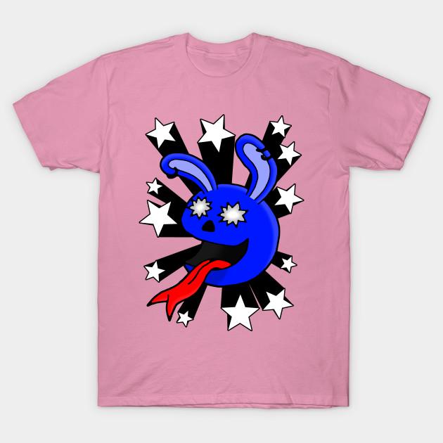 T Shirt Women Starstruck Rabbit Harajuku Print Kawaii Tshirt Summer Short Sleeve Female T-Shirt Top Tee