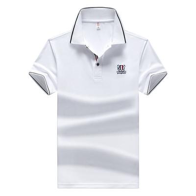 Camisa polo masculina de manga curta coreana, camiseta de verão