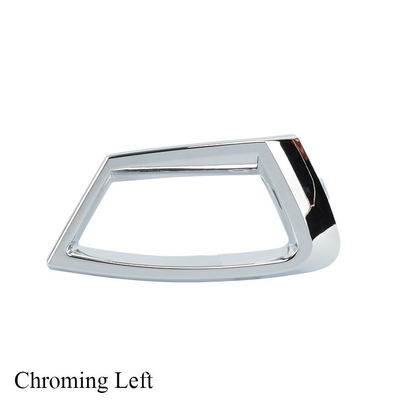 ZUK Främre Bumper Nedre Grill Dekorpanel Silver Kromad För Ford För Fiesta 2009-2012 Halvkombi Luftintagsgrill Dekor