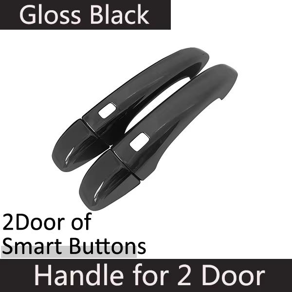 Door Handle Cover For Renault Arkana ~2024 Samsung XM3 Gloss Black Exterior Handles Cover Car Accessories Stickers