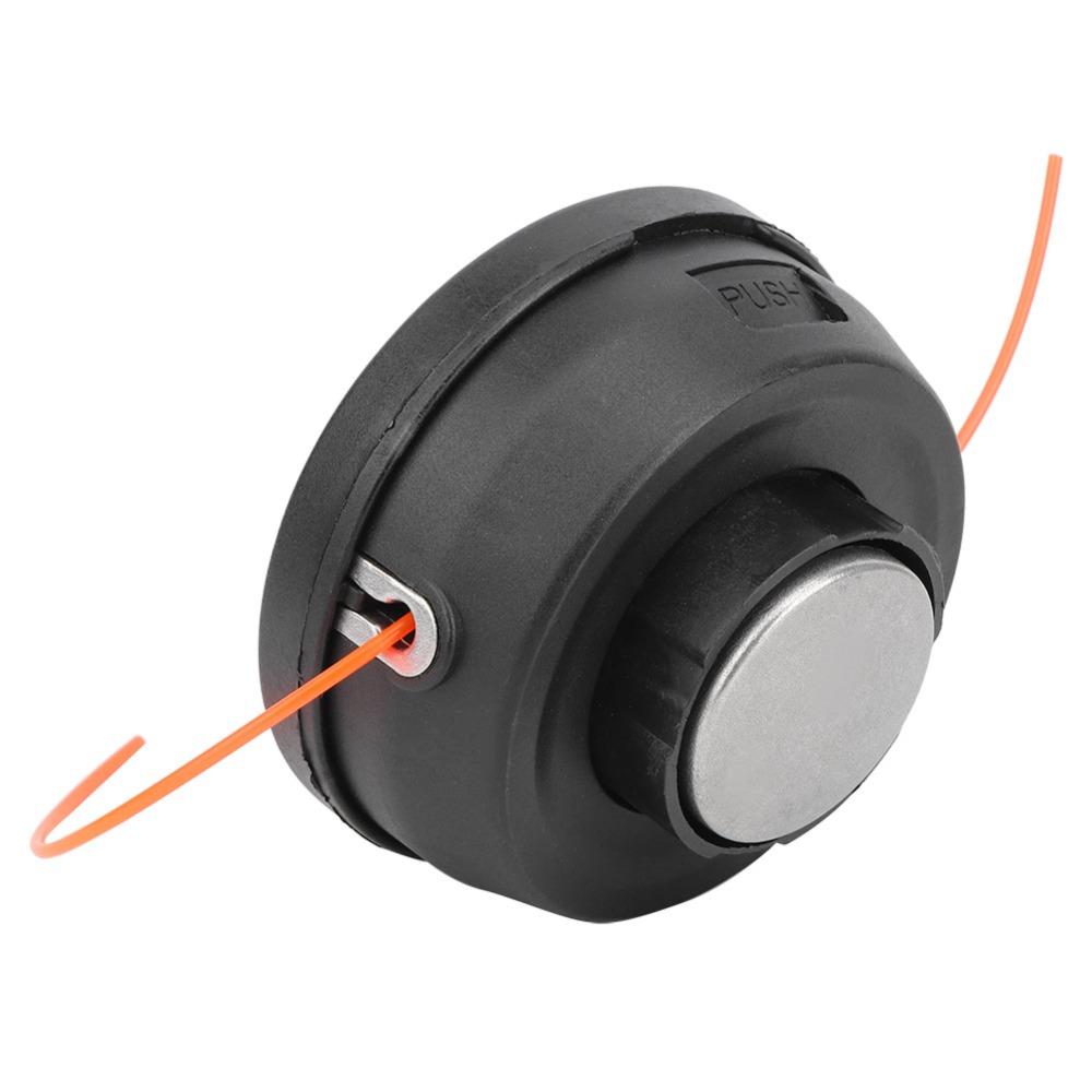 Plastic Material Grass Trimmer Head Black Color Plastic Accessory Lawn Maintenance