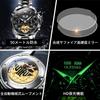 OUPINKE Watch Automatic Mechanical Watch Easy To Read Dial Waterproof Watch Calendar Automatic Manual Winding 40MM Hollow Dial Men's - Men's - -