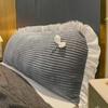 Solid colored plush headboard cushion Rectangular sofa  large backrest  Bed pillow, headboard soft bag, princess removable and washable pillows