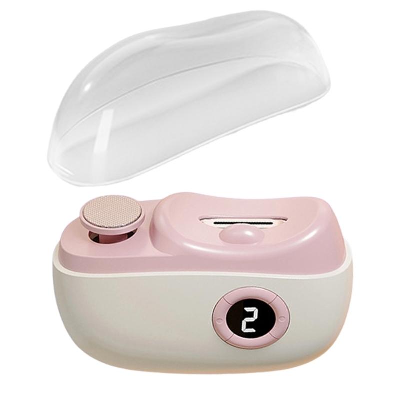 2 In-1 Electric Nail File Automatic Nail Clippers Electric Nail Clippers with Light Nail Trimmer for Kids Adults Seniors