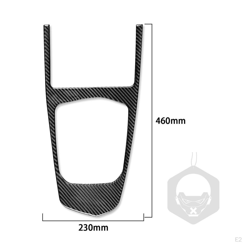 Konsolenpanel-Rahmen Dekorabdeckung Kohlefaser passend für BMW Z4 G29 1922 Schwarz