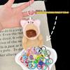 Capybara Plush Toy Keychain – Cute Stuffed Animal Backpack Clip