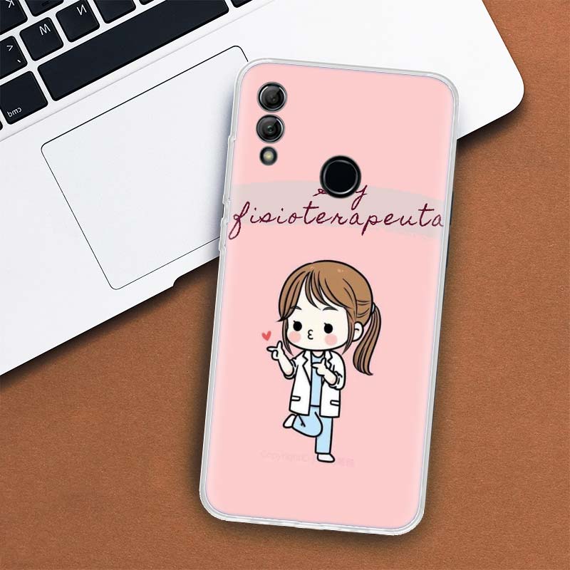 

Забавный чехол для телефона с изображением медсестры и доктора для Huawei Y5 Y6 Y7 Y9S P Smart Z 2021 2019 Honor 10 Lite 9 20 9X 8S 8X 8A Pro 20i Honor 1020i