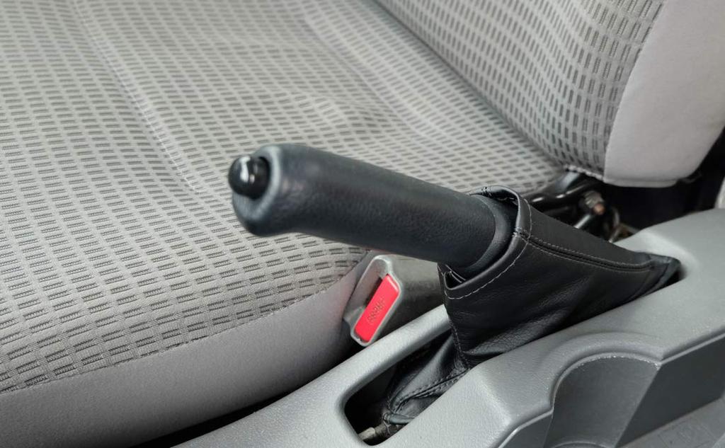 Donally Leather Shift Boots Side Brake Cover, Black, General Purpose (For Handbrake)