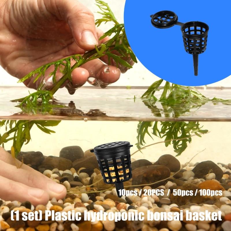 PP Mesh Plant Basket With Lid Flower Growing Basket Ideal For Water Culture Seedling And Root Control In Homes Garden