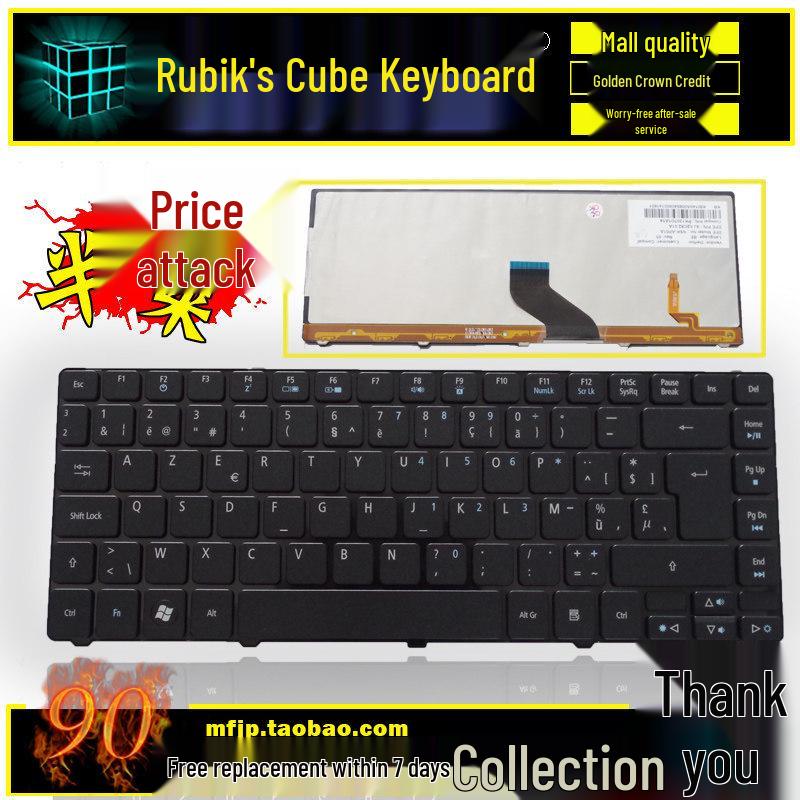 Compatible Keyboard for ACER Aspire Models: 4741G, 4743, 5942G, D730, D642, D440, D732 ZQT