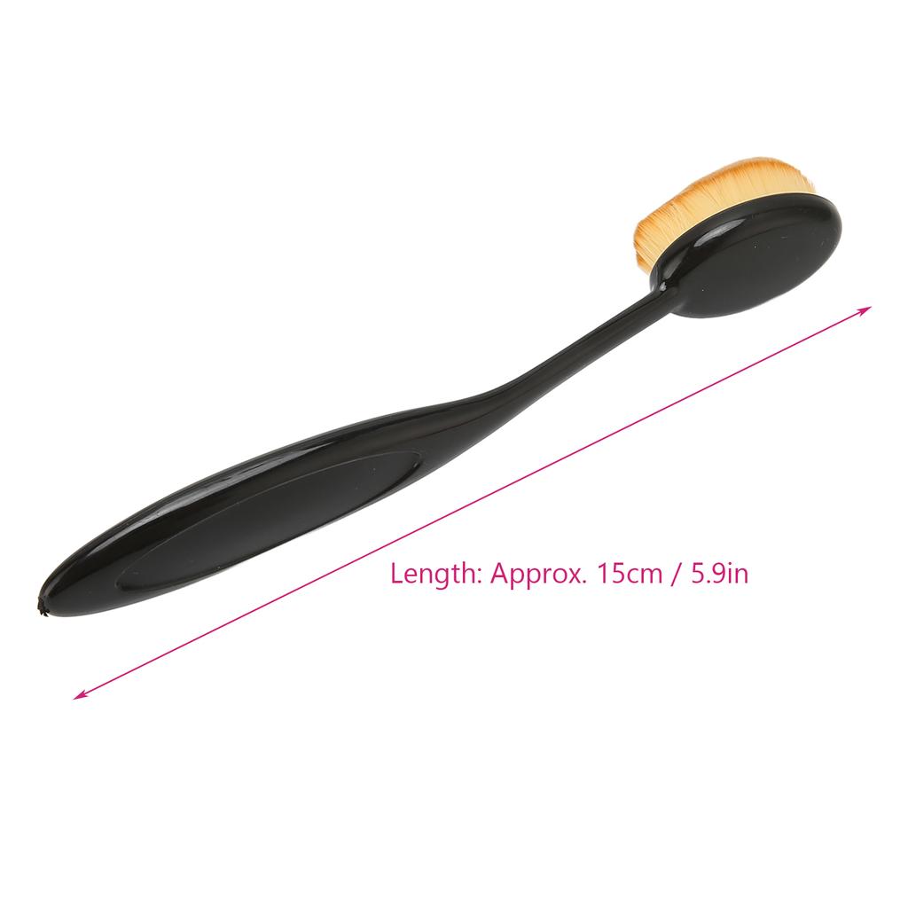2pcs Foundation Brush Soft Hair Flexible Liquid Foundation BB Cream Makeup Brush Cosmetic Tool