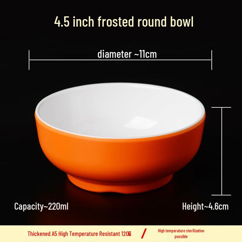 Прочная коммерческая суповая миска из меламина