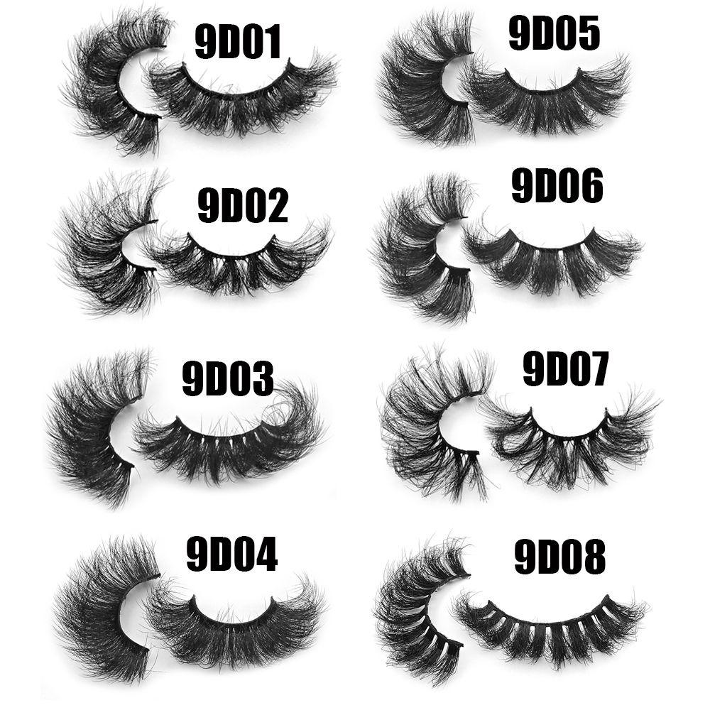 Craft Messy Fluffy Extension False Eyelashes Wispy Fluffy Eye Lashes 9D Faux Mink Eyelashes