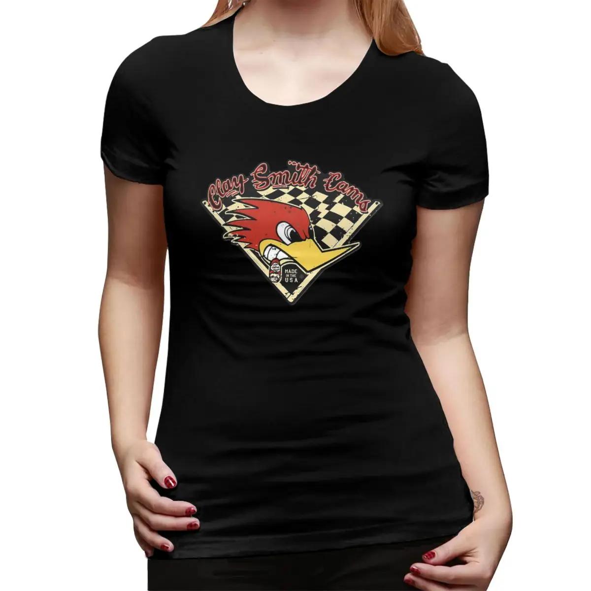 

Street MrHorsepower Clay Smith Cams TShirt for Women Crew Neck Streetwear T Shirts Womens Short Sleeve Summer Clothes Tops 4XL