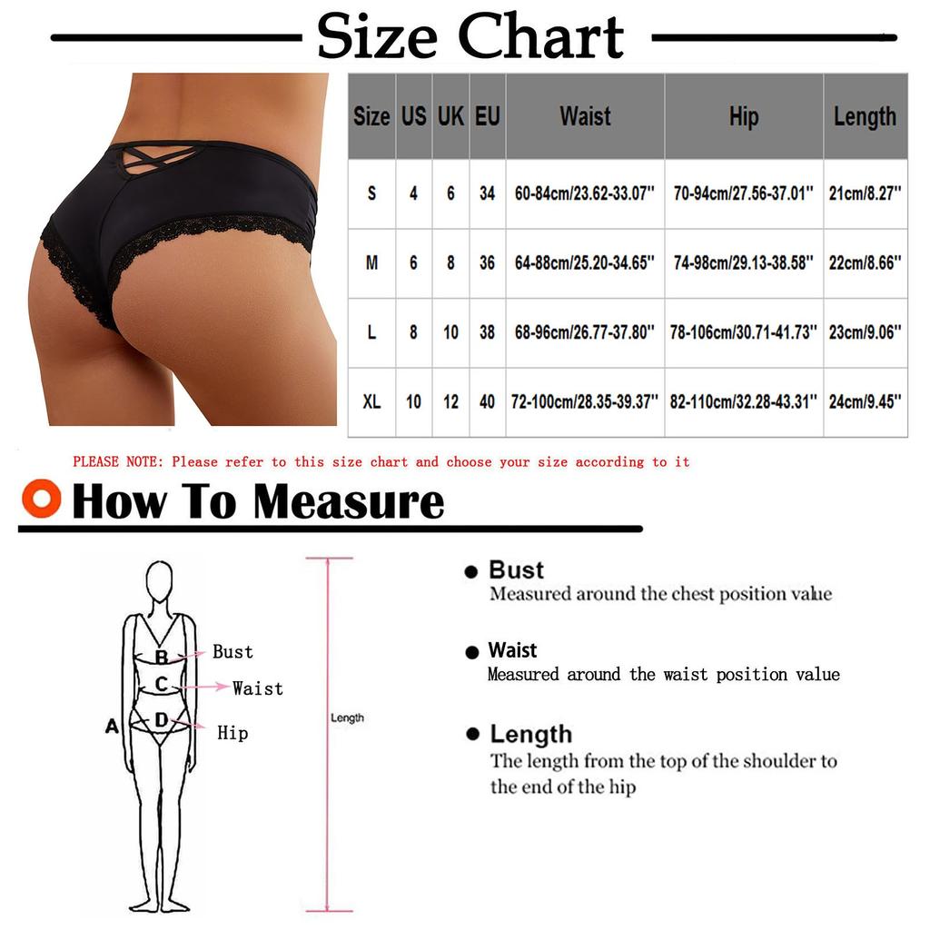 Women's Sexy Panties Color Lace Lace Cross Strap Mid Waist Briefs