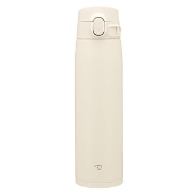 Zojirushi Mahobin Edelstahlbecher, Wasserflasche, großes Fassungsvermögen 720 ml, One-Touch-Typ, nahtlos, nur 3 Wartungspunkte, Sandbeige, SM-VB72-CM