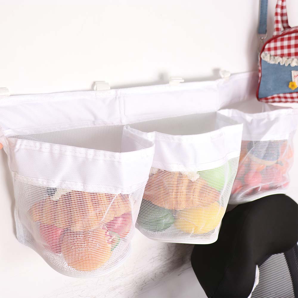 Large Capacity Bath Toy Organizer Quick Drying Mesh Bag Versatile Children's Toy Storage Bag  Kids