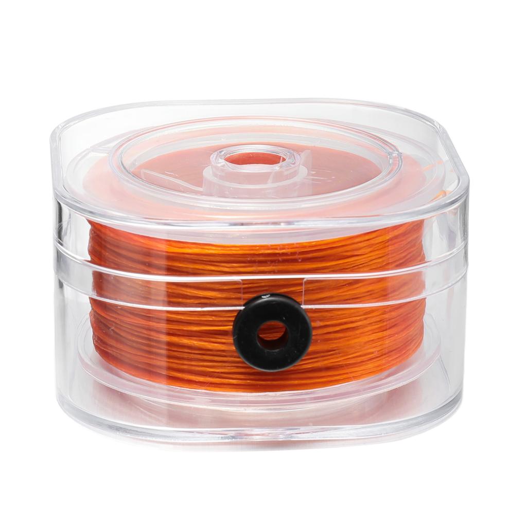 80 Meter/Karton DIY Kristall Perlen Stretch Elastisches Fadenband mit Box Bunt 0,8 mm Flaches Perlenband Schmuckherstellung Zubehör