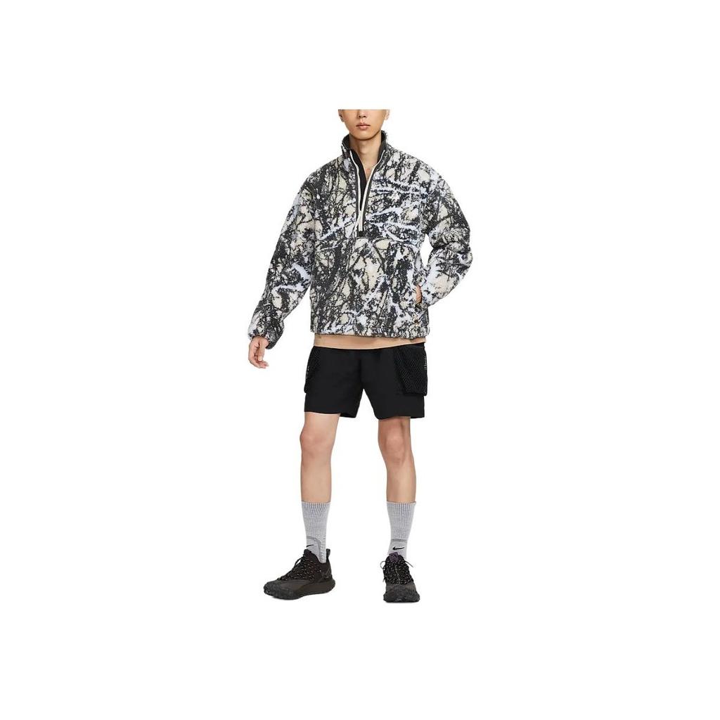 Nike ACG Therma-Fit Adv Canwell Glacier Fashion Soft Comfortable Stand Collar Versatile Fleece Jacket Men Jacket Light-Brown FZ8623-104