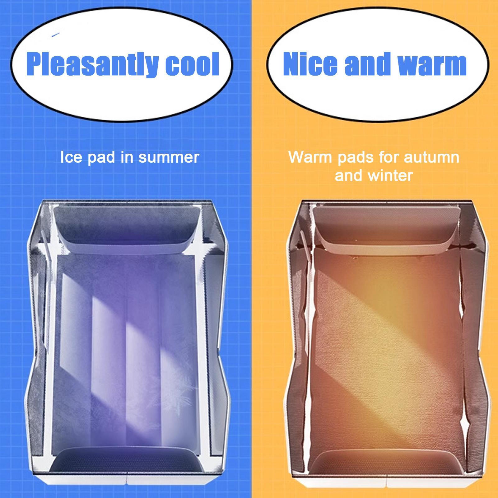 Cat Dog Ice House Air Conditioning House BED Summer Cooling Tool Nest Dogs Cats Pet Ice House With 10 Ice Packs Cooling CN
