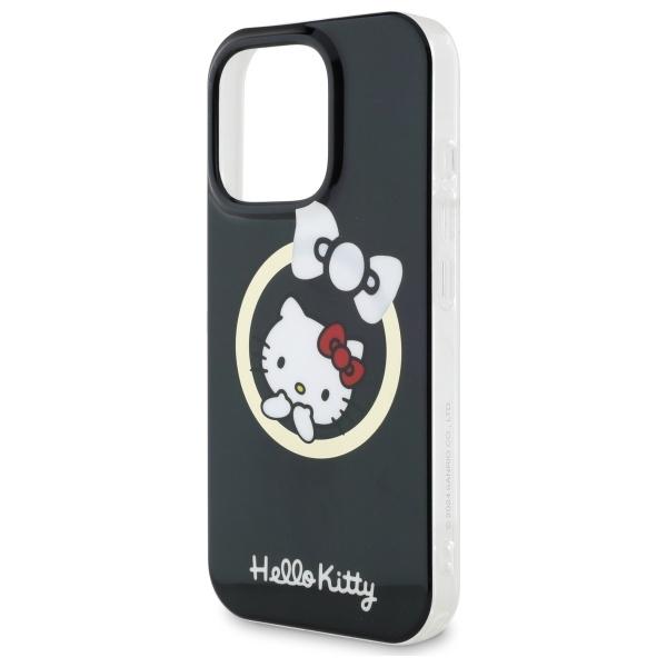 Hello Kitty Hkhmp16Xhflbk Iphone 16 Promax 6,9 Czarny/Black Hardcase Iml Fun Bow Magsafe