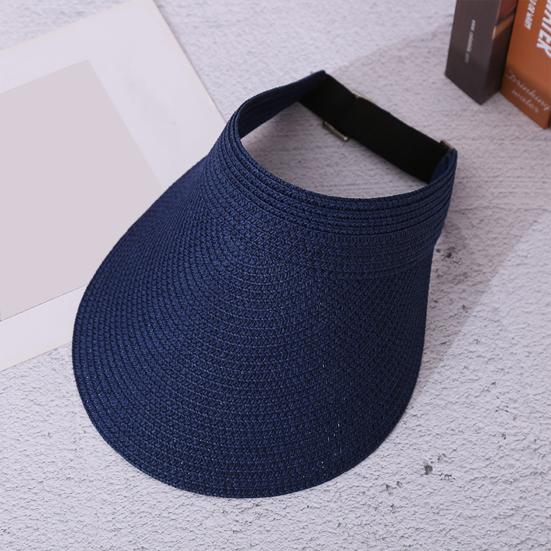 Summer Weave Sun Visor Adjustable Hat Wide Brim UV Protection Breathable