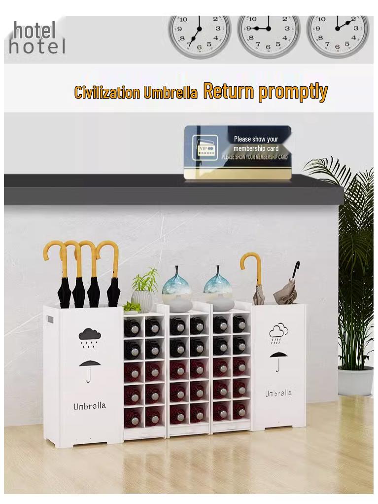 Commercial Floor-Standing Umbrella Holder for Home or Hotel Lobby
