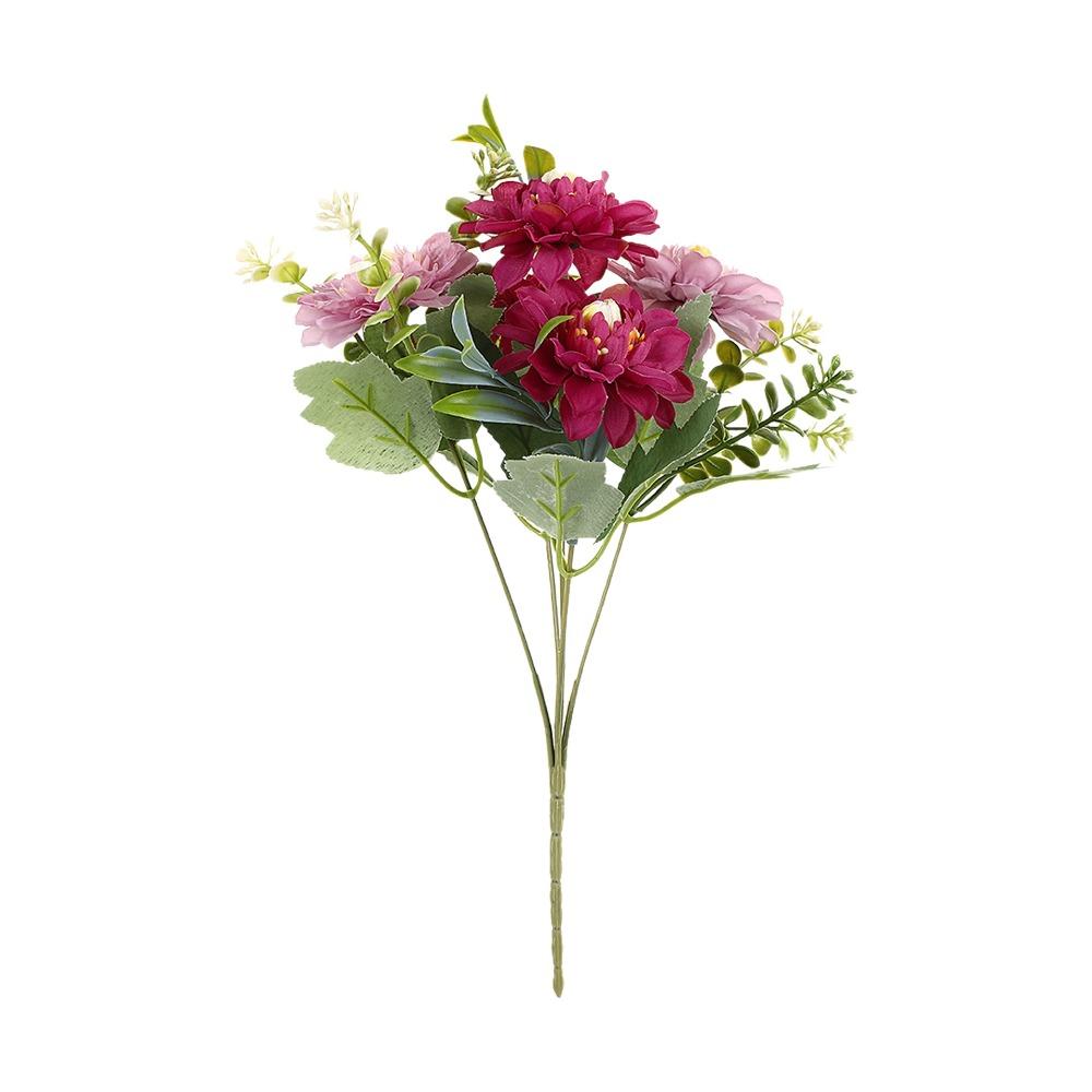Lifelike 5 Flowers/Bundle Artificial Flowers Real Touch Floral Arrangements Silk Flowers with Stems Fake Peony Wedding