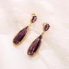 BlingBay Women's Dangle Earrings Teardrop Shape Zircon Charming Elegant Style Long Dangle Earrings Girls Party Gorgeous Exquisite Jewelry Gift