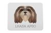 Lhasa Apso -Geometryczna Podkładka Ze Zdjęciem I Napisem Pod Mysz Art-Dog