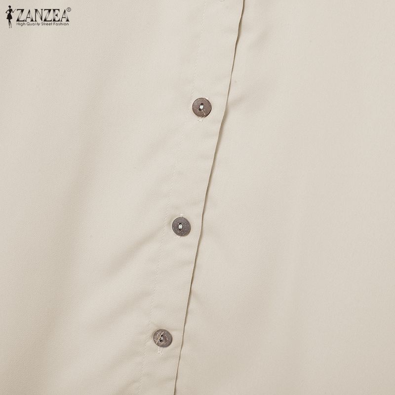 ZANZEA Women Long Sleeve Blouse and Pants Casual Two Piece Suit Sets