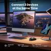 Ugreen Black Dual Connectivity Wireless Mouse MU103 with Bluetooth 5.0 & 2.4GHz Compatibility