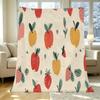 Soft High-Pile Flannel Fleece Blanket: Skin-Friendly, Warm, Cozy for Home, Car, Halloween & Christmas Decor Essential