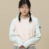 Teddy Frozen Block Hoodie  Light Pink 