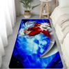 Japanese Anime Inuyasha Hallway Carpet Washable Non-Slip Living Room Sofa Chairs Area Mat Kitchen Doormat Area Rug
