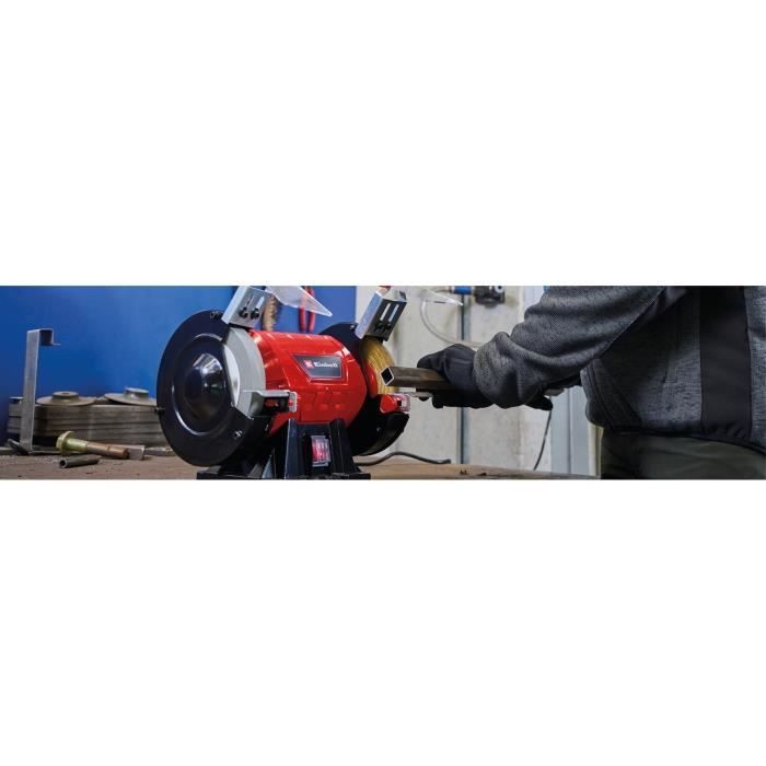 Disque brosse - einhell - tc-bg 150 b - accessoire touret à meuler - nettoyage et ponçage - éléments résistants