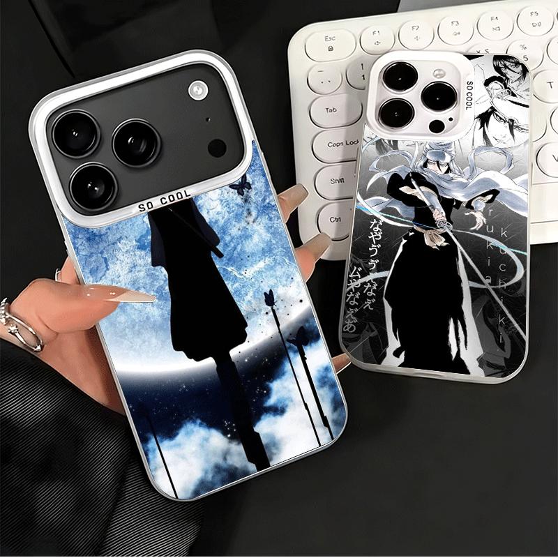 Bleach Kuchiki Rukia Shockproof Phone Case for iPhone 17 Air 16 16E 15 Pro Max 14 Plus 13 Mini 12 Back Cover Anti Fall Fundas