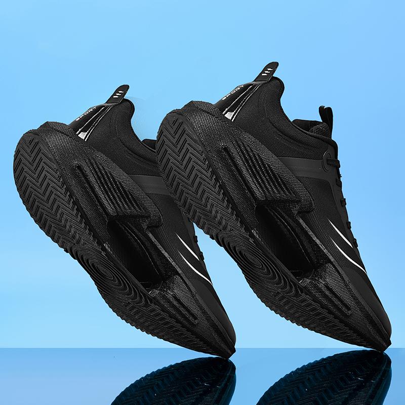Carbon Plate Air Cushion Men Sports Running Shoes Marathon Breathable Lightweight Women's Comfortable Athletic Nonskid Sneakers