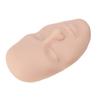 3D Makeup Practice Face Board Realistic Reusable Silicone Cosmetic Mannequin Face with 7PCS Brush for Beginner Medium