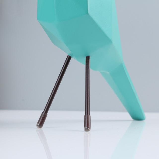 Modern Resin Geometric Eames Birds Peace Dove Ornaments Cafe Bookcase Furnishing Crafts Home Room Table Accessories Decoration