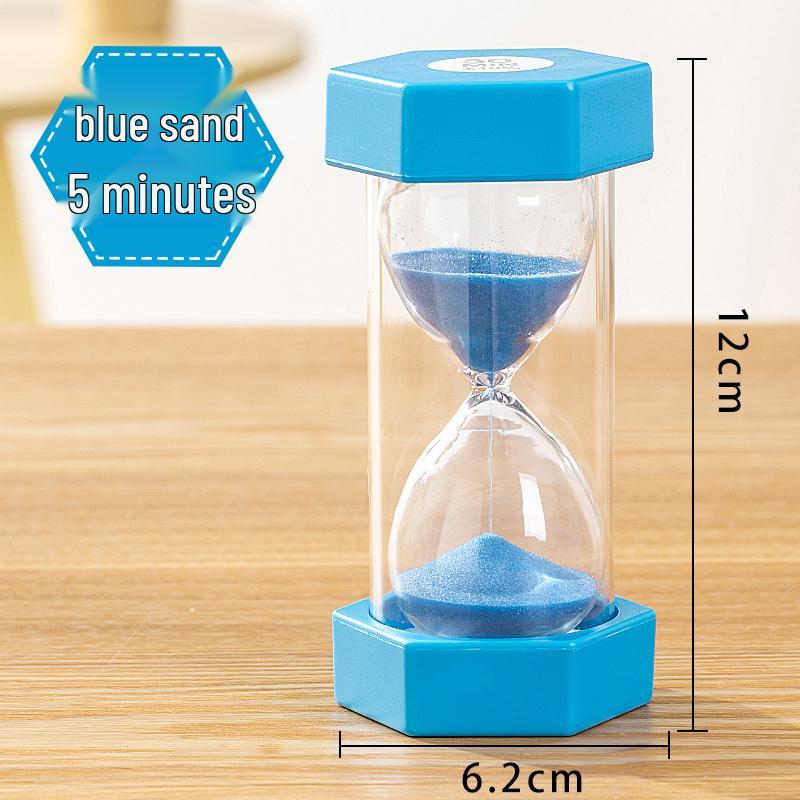 45-Minute Drop-Proof Hourglass Timer for Kids - Toothbrushing and Time Management Tool