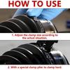 CV Boot Clamp Plier With 10PCS 304 Stainless Steel Crimp Bands, 5PCS Small And 5PCS Large Universal Adjustable Drive Shaft Drive Shaft Joint Boot